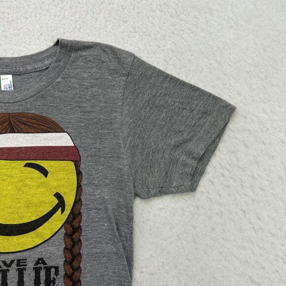Willie Nelson Shirt Womens XS Gray Have A Willie Nice Day Short Sleeve Music - Picture 6 of 12